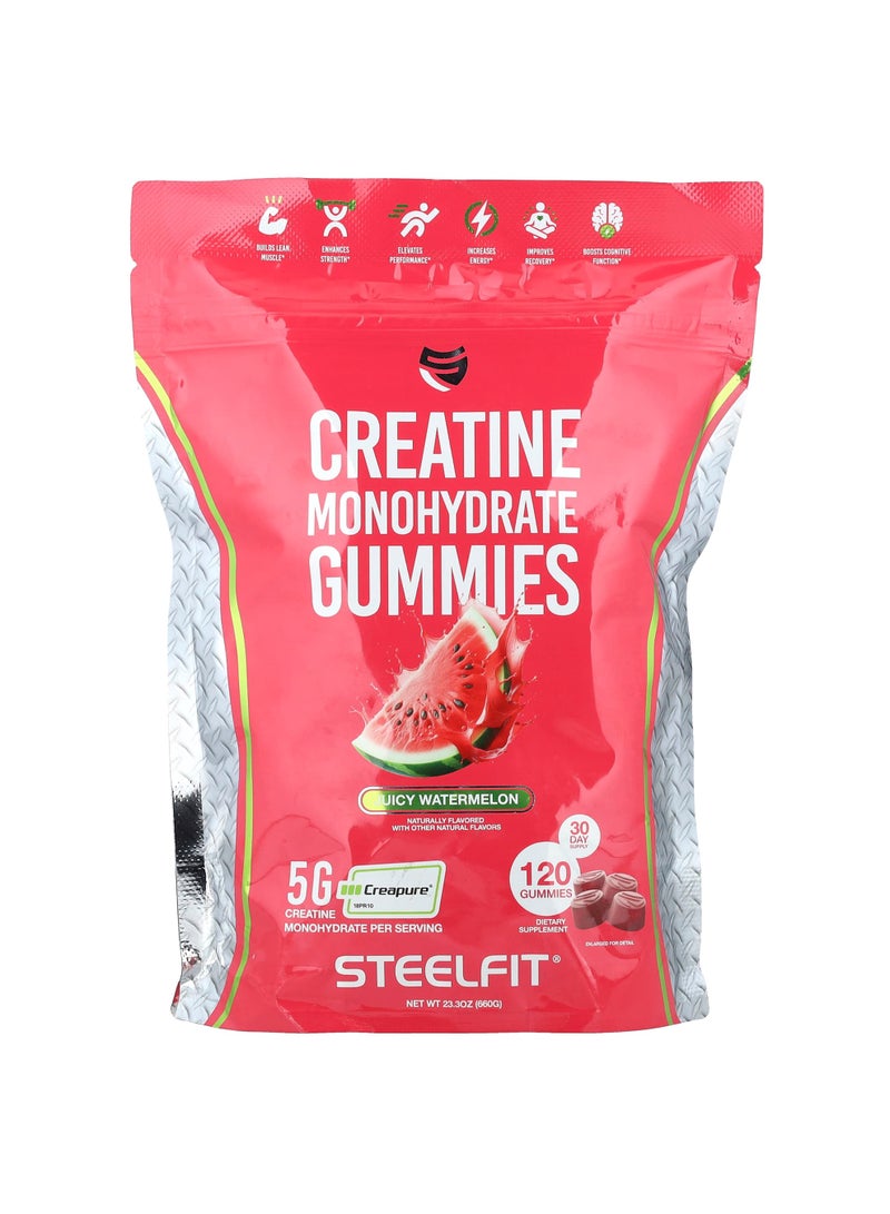 جواهر الكرياتين مونوهيدرات، بطيخ عصير، 120 جواهر